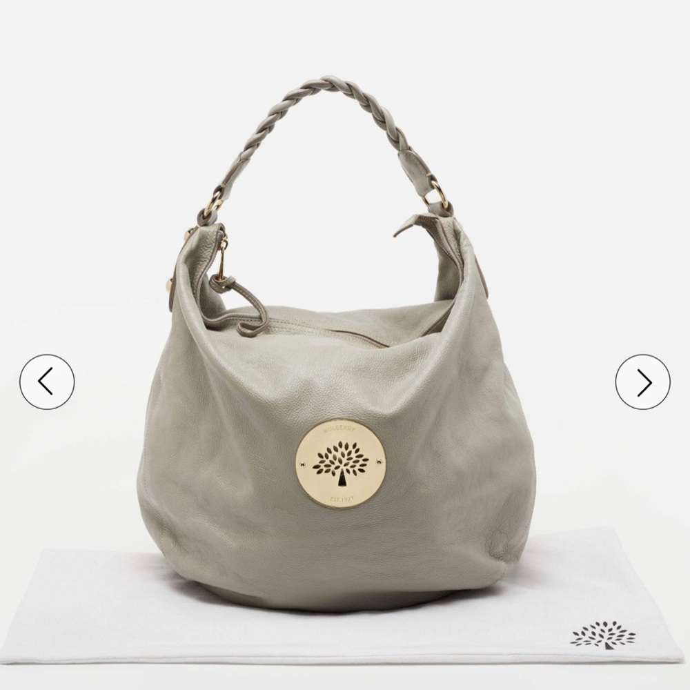 Mulberry Daria Large grey hobo bag from England